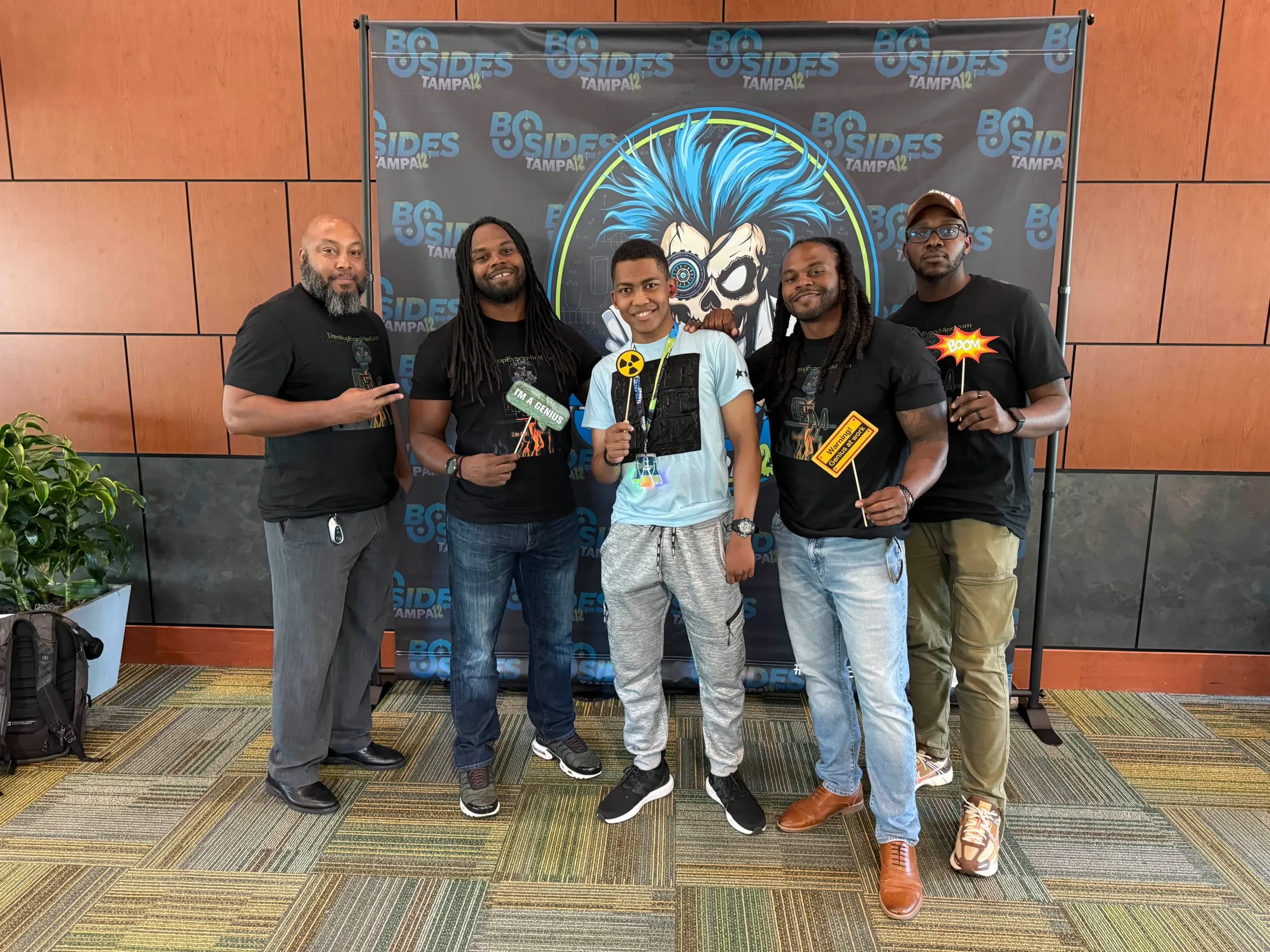 Participants enjoying BSides Tampa