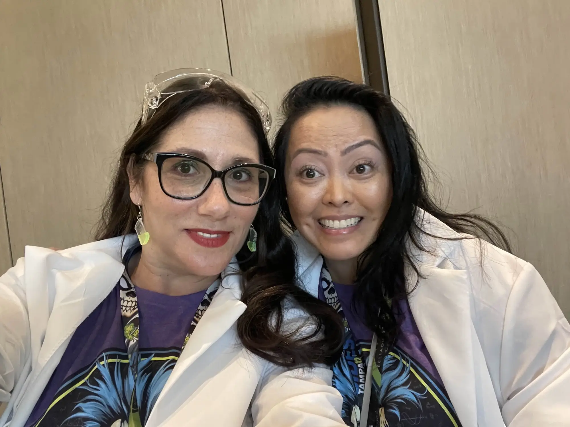 Krewe members smiling together