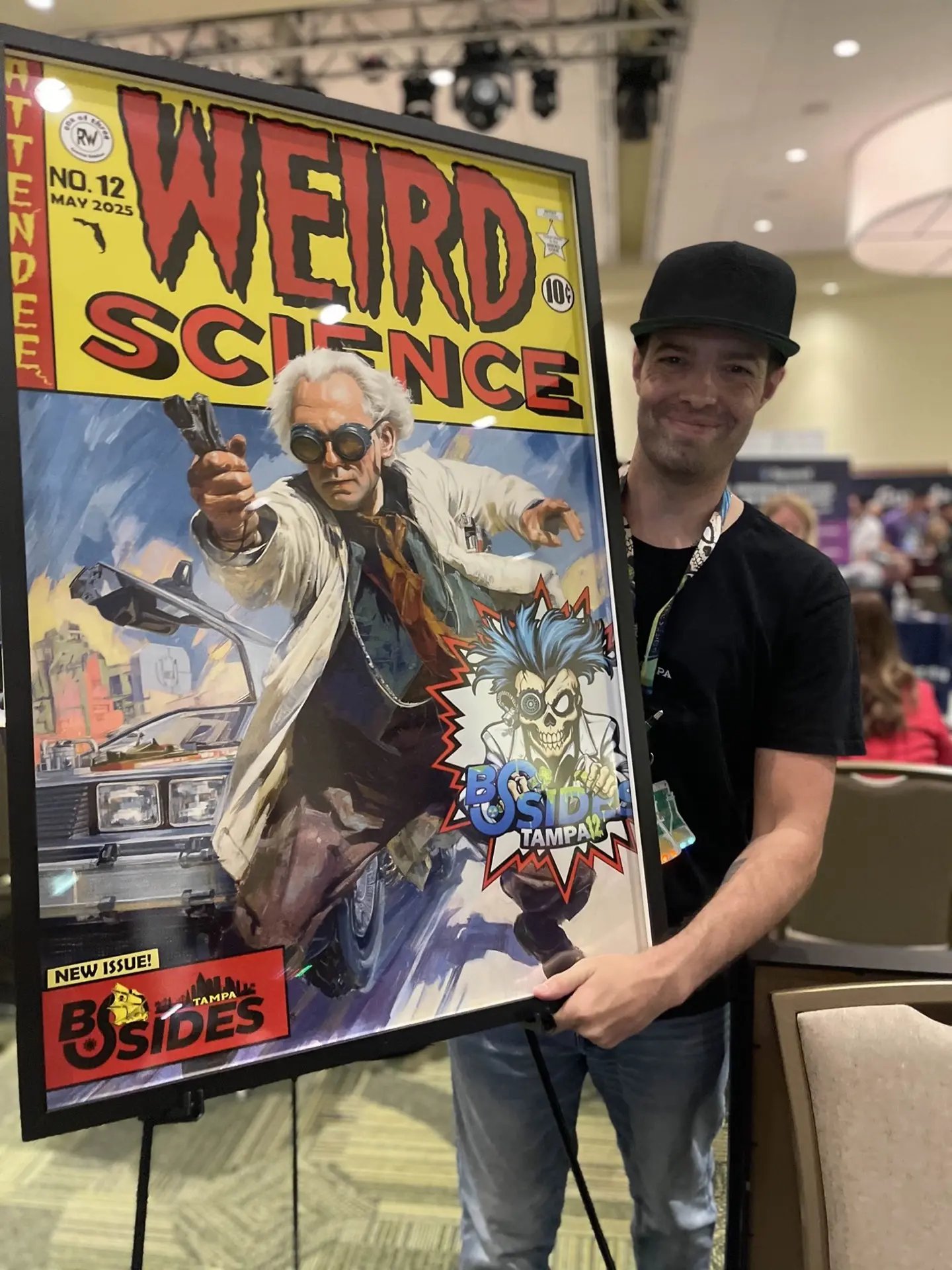 BSides Tampa Weird Science poster art