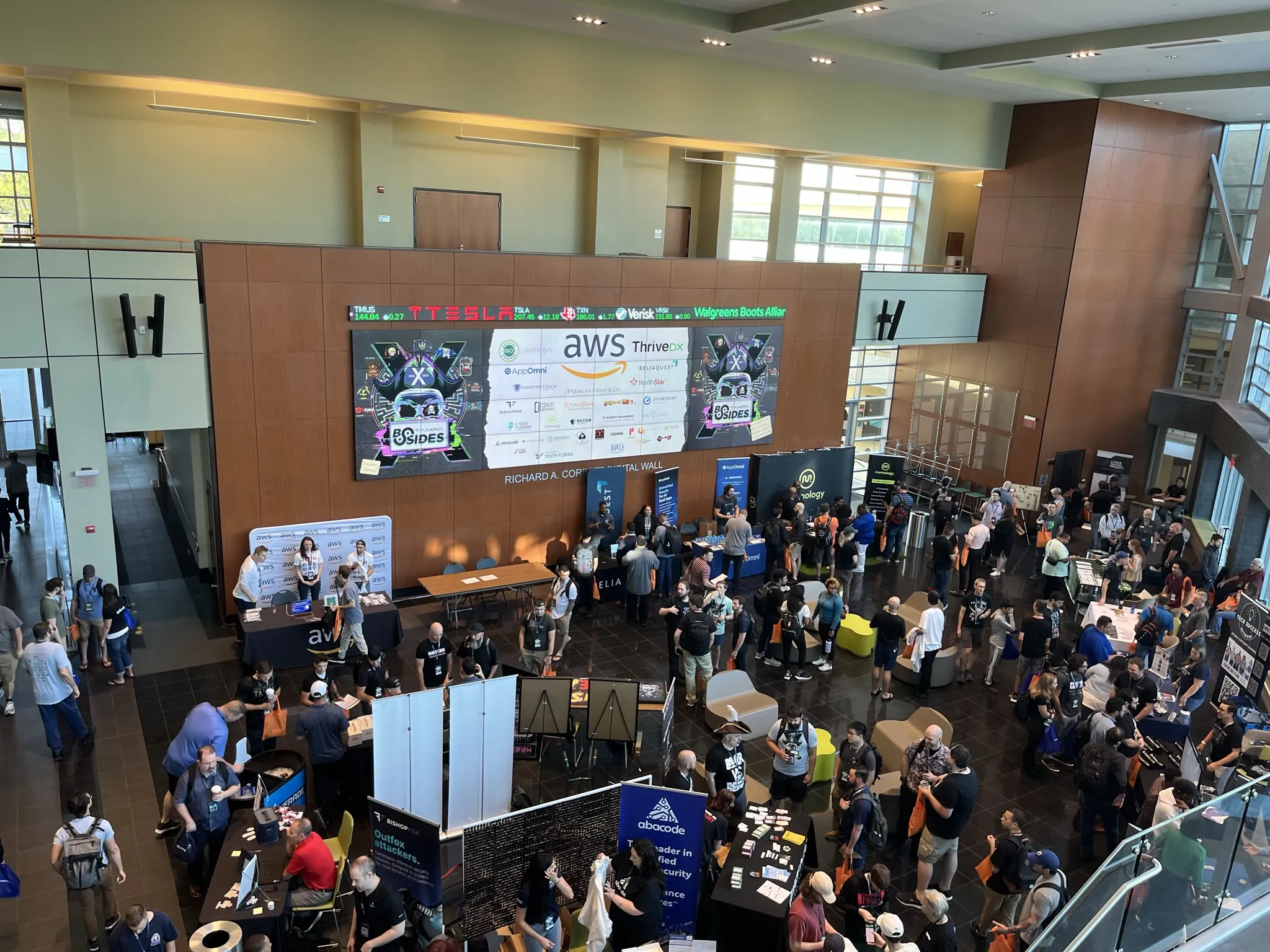 Expo floor traffic
